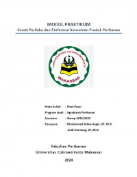 Modul Praktikum Survei Perilaku dan Preferensi Konsumen Produk Perikanan