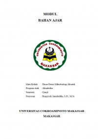 Modul Dasar-Dasar Mikrobiologi Akuatik
